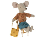 Mum mouse avec sac à main - Maileg