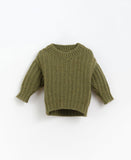 Knitted Sweater - Pea - Play Up