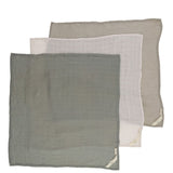 Tetra chiffons Lot de 3 mousselines - Lime Stone - Konges Slojd