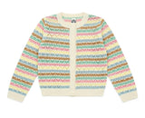 cardigan met streepjes - multico - Bonton