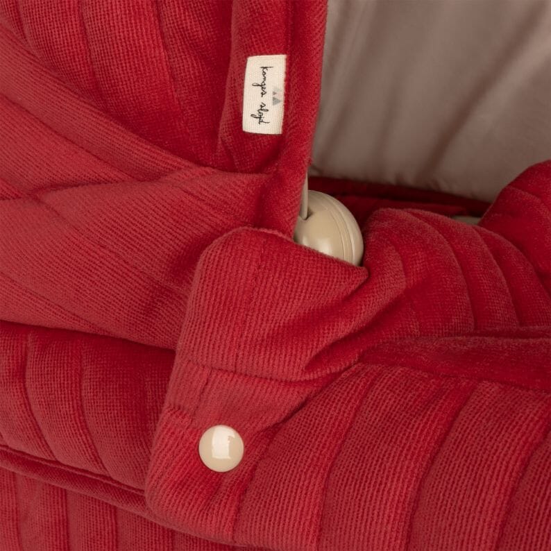 Doll pram - Corduroy Red - Konges Slojd