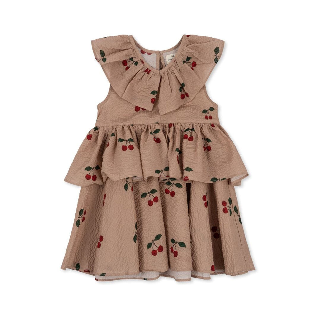 Lunella jurk - Ma grande cerise blush