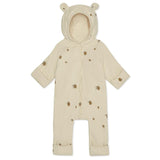Newborn onesie met kap - Lemon - Konges Slojd