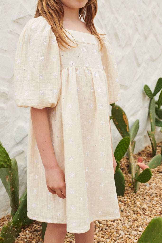 Marlene jurk - Ecru - LiiLU