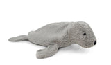 Cuddly animal zeehond grijs met warmtekussen kersenpitjes - Small - Senger Naturwelt